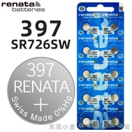 Original Swiss renata 397 SR726SW Watch Battery 1.55v Silver Oxide Quartz Watch Button Battery