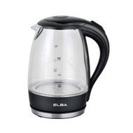 ELBA Glass Jug Kettle EJK-F1723G(BK) 1.7L