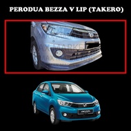 PERODUA BEZZA FRONT V LIP (TAKERO) POLYURETHANE (PU) SKIRT LIP BODYKIT