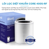 Antibacterial Filter Element For Levoit Core 400S-RF Air Purifier - Genuine - HEPA Filter- Includes 3 Filter Layers