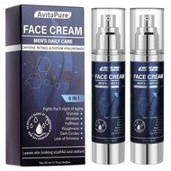 6-in-1 Face Cream for Men – Mens Anti Aging Face Cream w/Caffeine & Retinol to Firm, Hydrate & Refre
