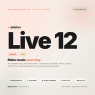 Ableton Live 12 Standard / Suite - Music Production DAW | MIDI Sequencer · Synths · Max for Live | W