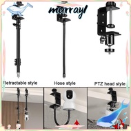 MURRAY Baby Monitor Bed Bracket, No Punching 360° Rotation Mini Camera Holder, With 1/4 Screw Retrac