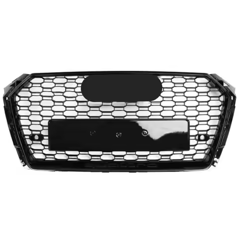 Honeycomb Grill Mesh Front Hood Grille Bumper Grill Center Grille for RS4 Grill for A4 B9 2017-2019 