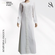 Jubah Haji Umrah Jubah Muslimah Putih Off-White [Size 50 - 54] by SEMPORNA ANGGUN
