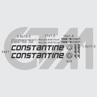 CONSTATINE DISPARAR Custom Fixed Gear Waterproof, Fade Resistant Stamp Fixed Gear Bicycle Accessorie