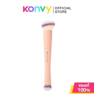 JOVINA COSMETICS PRO Liquid Duo Brush 1pc แปรงลงรองพื้นมี 2 หัวในด้ามเดียว