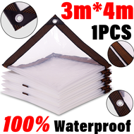 Transparent Trapal Waterproof Tarpaulin with Eyelets clear Tolda Lona Tolda Trapal Lona Pantabing Ma