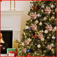 2D Snow House Pendant for Christmas Snow House Acrylic Christmas Tree Pendant Decoration Car Rearvie