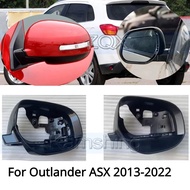 CAPQX For Mitsubishi Outlander ASX 2013-2022 Car Rearview Mirror Frame Mirror Frame Side Rear view m