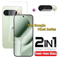 2in1 Screen Protector Tempered Glass For Google Pixel 10 9 8 Pro XL A Pixel10 Pixel10Pro 10ProXL Pix