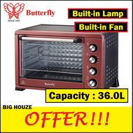 Butterfly BEO-5236A Electric Oven 36L with Built in Fan (Replace BEO-5236)