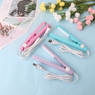 New Curling Iron Mini Hair Straightener Ceramic Straightening Styling Tools Curler Flat Beard 【hot】℗