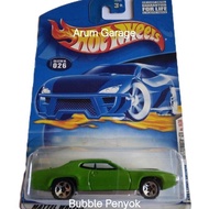 HIJAU Hot Wheels 1971 Plymouth GTX US First Edition Cardbiru 2001 Antique Green and Collectible Coll