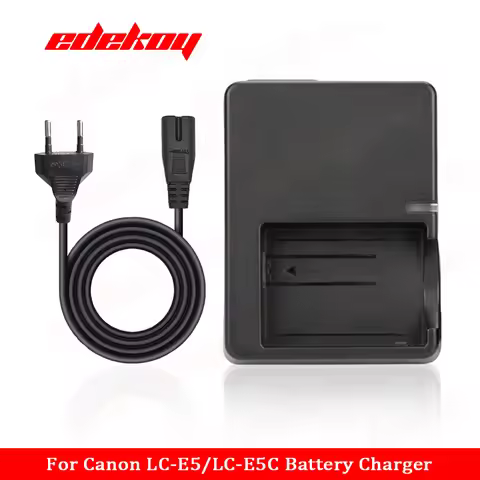 LC-E5/LC-E5C Battery Charger For Canon LP-E5 EOS Kiss,Kiss X2,Kiss X3,Rebel T1i,Rebel XS,Rebel Xsi,4