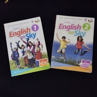 Book Original • English-On Sky Textbook for Junior High School Grades 1 & 2 Erlangga K13/