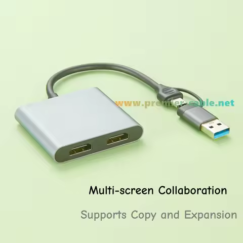 USB 3.0 USB C to HDMI 1.4 Adapter 4K@30Hz 1080P@60Hz USB 3.0 Hub HDTV Converter Cable USB MST