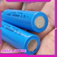 BATERAI BATTERY AA 3000mAh 3.7V RA 14500 RECHARGEABLE RATA