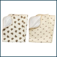 Waterproof Crib Sheets 27.6x19.7in Waterproof Washable Reusable Mat Kids Crib Mattress Pad for Girl 