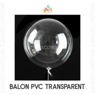 Balon Pvc Transparan Bobo Merah/Biru 10' 18' 24' 36'