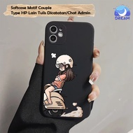 [CM28] Softcase Macaron Couple Motor For OPPO A15S A17K A77S OPPO A57 2022 A98 A95 OPPO A15S A3S A16