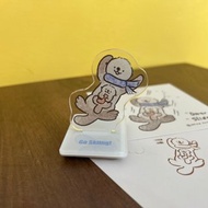 Shine原創可愛海獺遛滑雪壓克力立牌印章