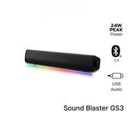 Creative Sound Blaster GS3 - Compact RGB Gaming Soundbar With Superwide™ Technology