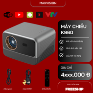Máy Chiếu KAW KP960 4K Siêu Nét tự động lấy nét - Hệ Điều Hành Có Sẵn Bảo Hành Chính Hãng