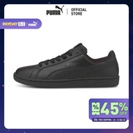 PUMA SPORT CLASSICS - รองเท้ากีฬา Smash Leather สีดำ  - 35672204