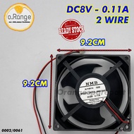 Refrigerator DC8V Fan 0.11A /DC / REFRIGERATOR FAN MOTOR Mla10 /DC /
