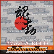 Car Sticker Mazda KODO mazda2 mazda3 mazda5 mazda6 Mazdaspeed Japan Jepun RS