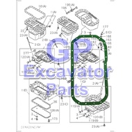 EX100-1 / EX120-1 /  4BD1 HYDRAULIC EXCAVATOR ENGINE OIL PAN GASKET