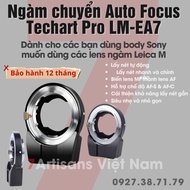 (CÓ SẴN) Ngàm chuyển lấy nét tự động AF (Auto Focus) Techart Pro LM-EA7 cho SONY E MOUNT (LEICA M-SO