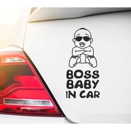 Boss baby in car Sticker decal