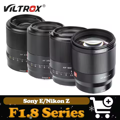 Viltrox 24/35/50/85mm F1.8 Auto Focus Lens Full Frame Large Aperture Prime Lens compatible with Sony