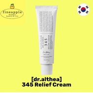 [dr.althea] 345 Relief Cream, 50ml, 1pc / Korean Relief Cream / Intense Moisture / 100% Authentic by