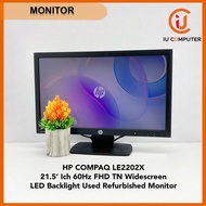 HP COMPAQ LE2202X 21.5' INCH 60HZ FHD TN LED BACKLIGHT WIDESCREEN USED REFURBISHED MONITOR