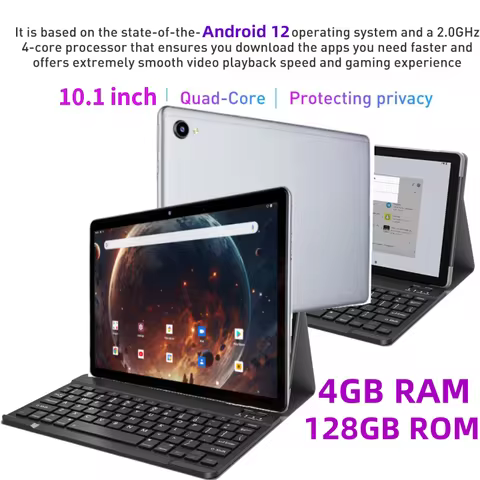 10.1 Inch 4GB RAM 128GB ROM Android 12 QP10 Tablet PC MTK8183 Octa Core 2.0GHz LCD IPS Touchscreen F