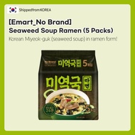 [Emart_No Brand] Seaweed Soup Ramen (5 Packs)