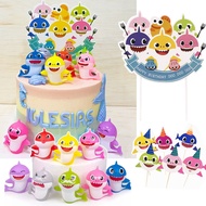 Baby shark topper - baby sharks cake decoration party decorating toppers