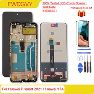6.67 " Original NEW For Huawei P smart 2021 PPA-LX1 PPA-LX2 LCD Display 10-Touch Screen Digitizer As