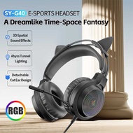 2025บลูทูธหูฟังสีดำใหม่สำหรับการเล่นเกม