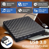 External USB3.0 DVD RW CD Writer Slim Optical Drive Burner Reader Player Tray Type Portable For PC Laptop New