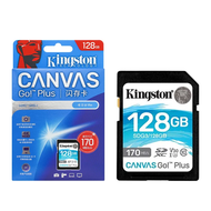 Kingston Canvas Go! Plus SD Card 170MB/s 64GB 128GB 256GB Thẻ nhớ SD card cho máy quay camera máy ản