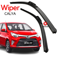 WIPER CALYA DEPAN WIPER MOBIL CALYA DEPAN FRAMELESS KARET WIPER MOBIL CALYA DEPAN 1 SET FRAMELESS