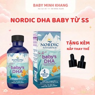 Nordic Naturals Baby's DHA 60ml - DHA Omega-3 For Babies 0-12 Months Old - Baby Minh Khang