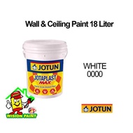 Jotun Jotaplast Max 18L White 000, Interior Acrylic Emulsion Paint (Suitable for Wall & Ceiling)