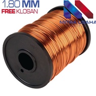 Send Now COPPER WIRE EMAIL 1.80 MM ENAMEL WIRE COOPER ROLL DYNAMO ILMAIL 1.8 1,8 180 1,80