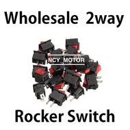 Motorcycle 2way Universal On/Off Switch black/red
