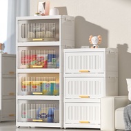 Wise Storage Cabinet Plastic Drawer 3/4/5/6 Tier Wardrobe With Wheels Multi-Purpose Rack